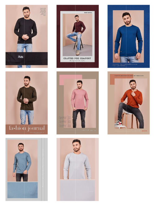 55-59 Zaara Knit Mens Tshirts Supplier Gujarat