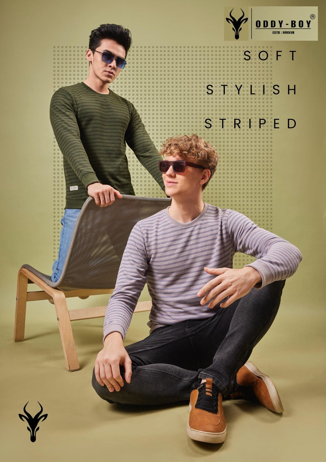 556 Ae-19-21 Oddy Boy Striper Mens Tshirts Manufacturer Gujarat