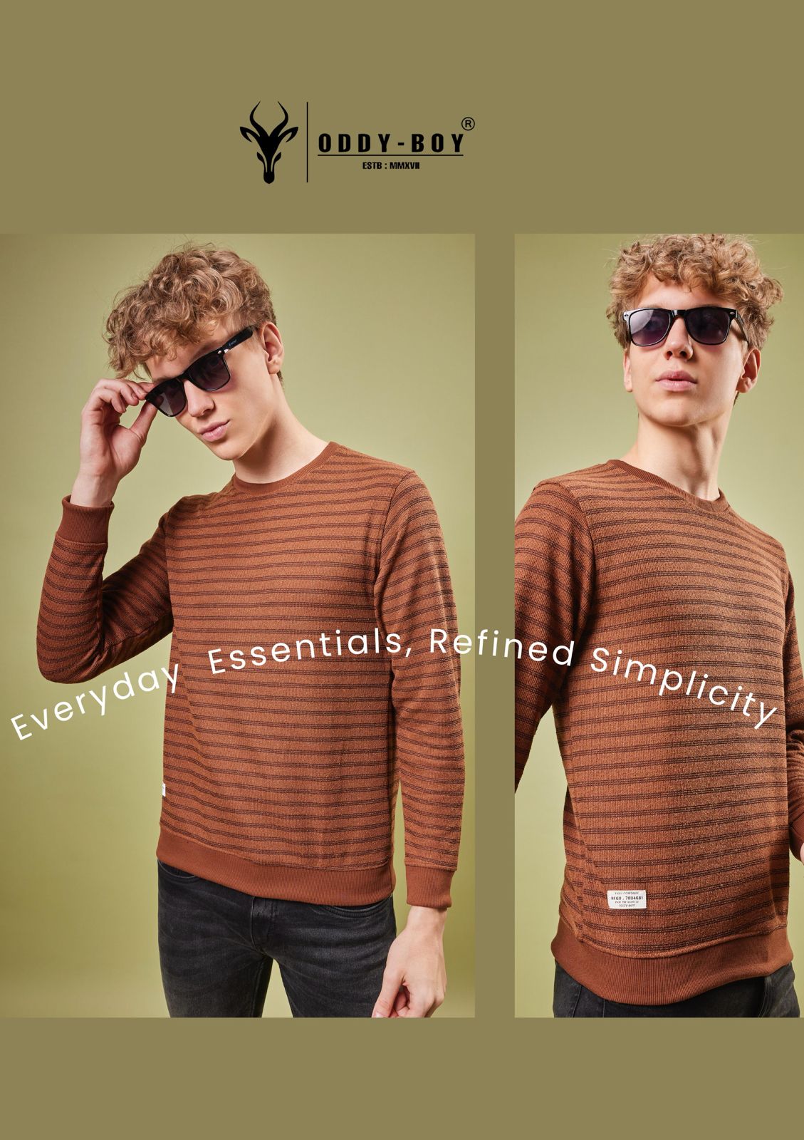 556 Ae-19-21 Oddy Boy Striper Mens Tshirts Manufacturer Gujarat