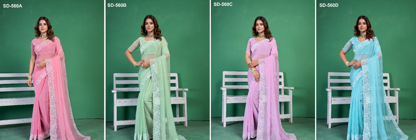 560 Suma Designer Simmer Sarees Supplier India