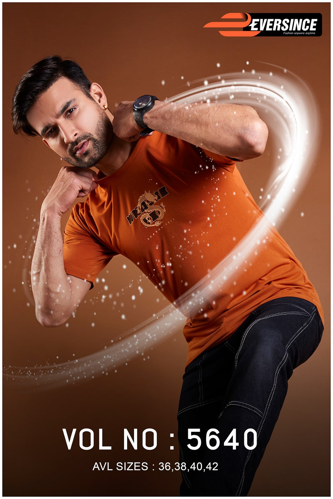 5640 Eversince Lycra Mens Tshirts Exporter Gujarat