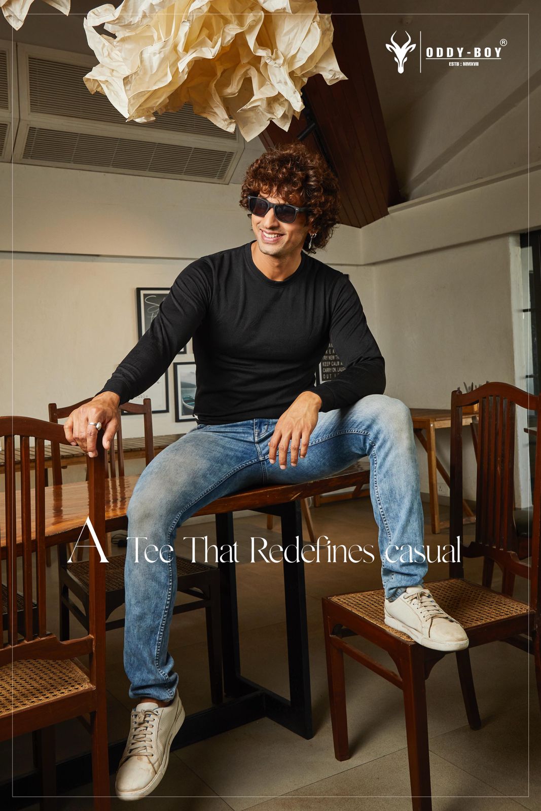 566 Ae-19-21 Oddy Boy Jacquard Mens Tshirts Manufacturer India