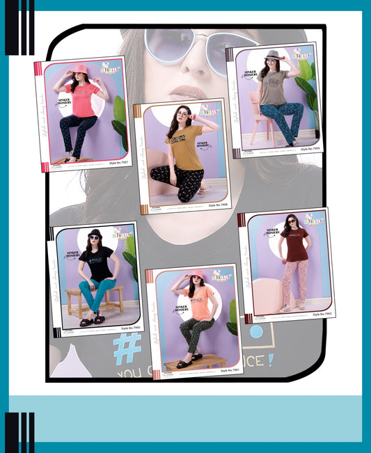 571 Belly Hosiery Sinker Pyjama Night Suits Manufacturer