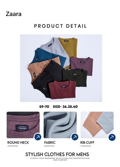59-70 Zaara Knit Mens Tshirts Supplier Gujarat
