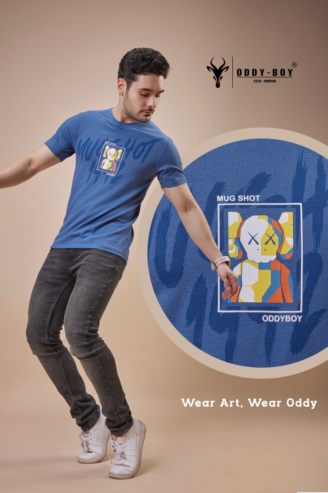 593 Pge 19-22 Oddy Boy Lycra Mens Tshirts Exporter Ahmedabad