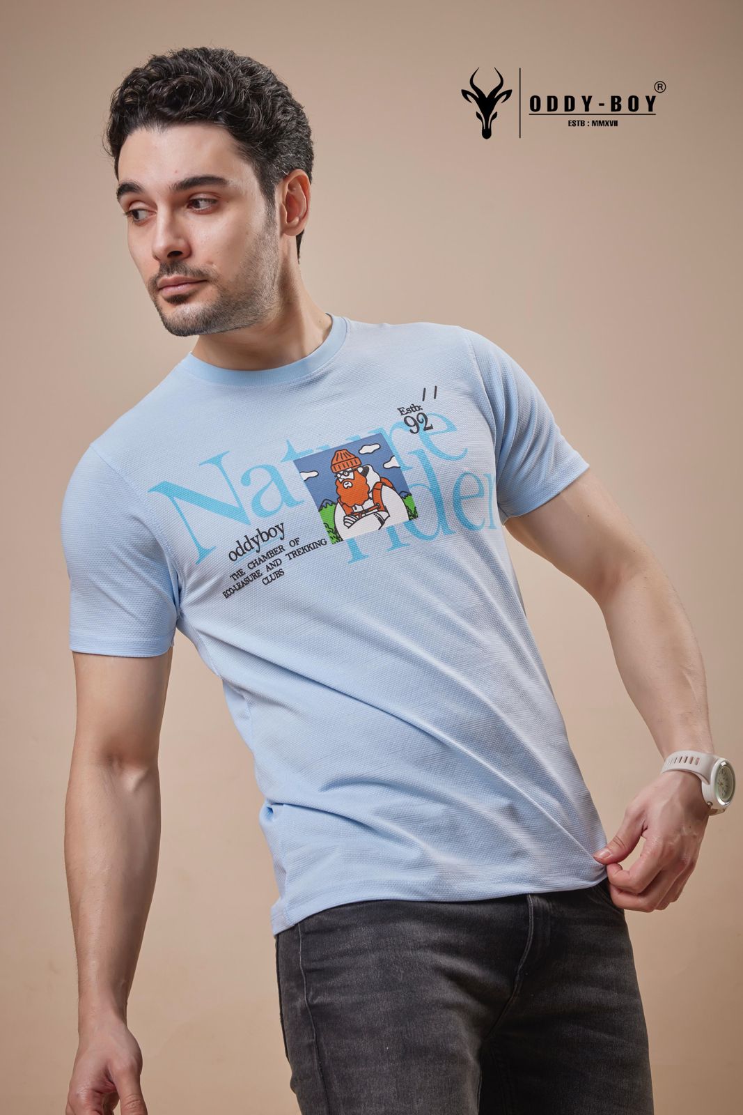 593 Pge 19-22 Oddy Boy Lycra Mens Tshirts Exporter Ahmedabad