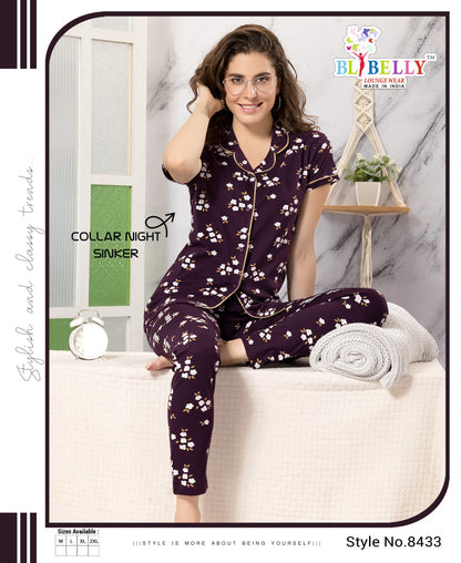 597 Belly Sinker Collar Night Suits Supplier