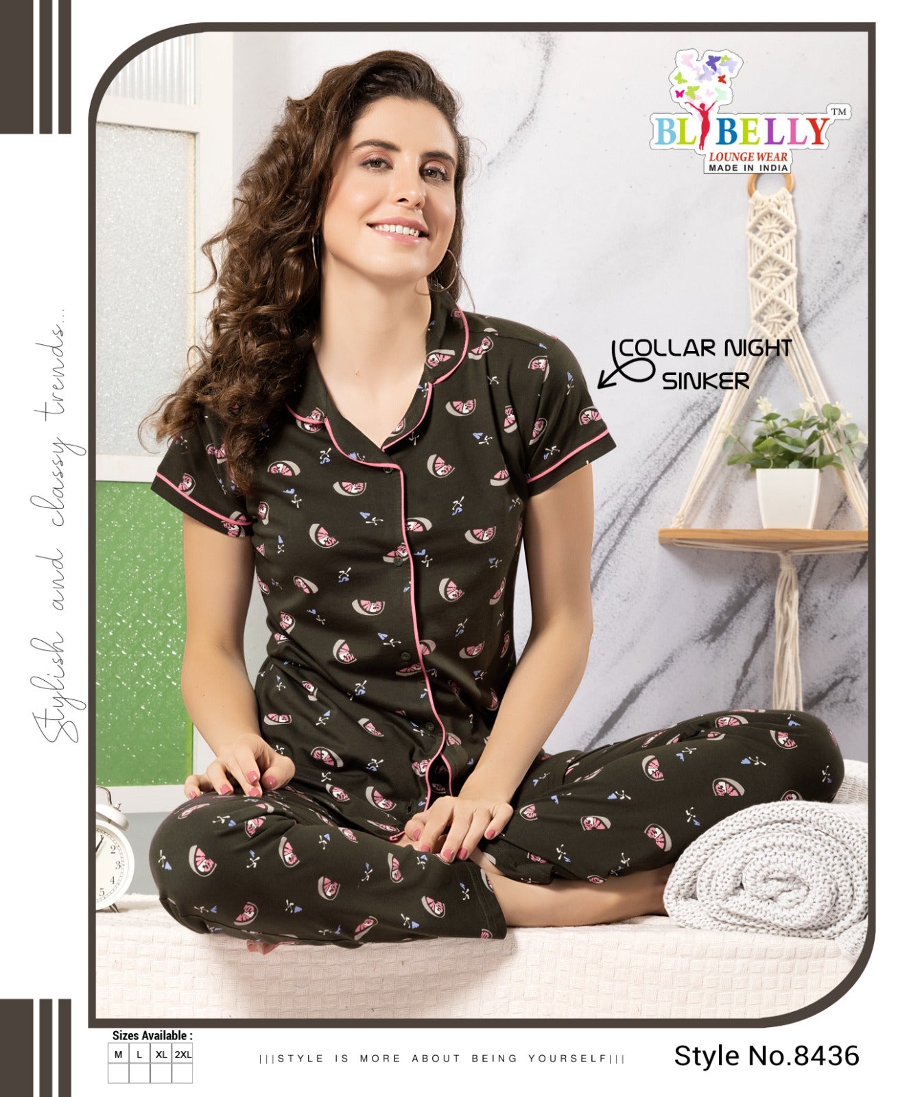 597 Belly Sinker Collar Night Suits Supplier