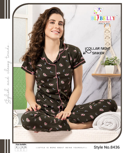 597 Belly Sinker Collar Night Suits Supplier