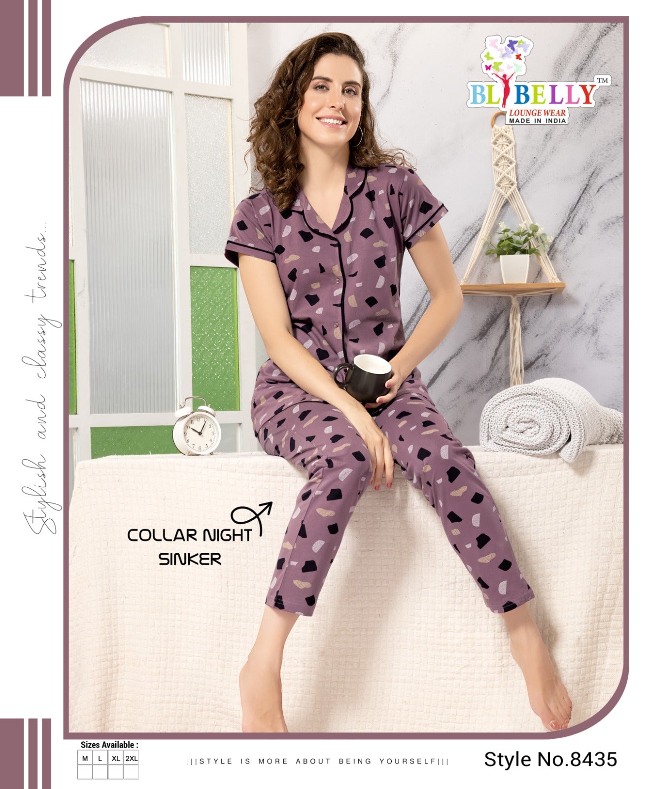 597 Belly Sinker Collar Night Suits Supplier