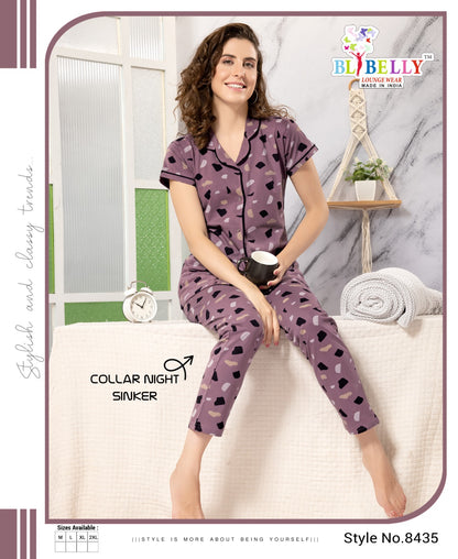 597 Belly Sinker Collar Night Suits Supplier