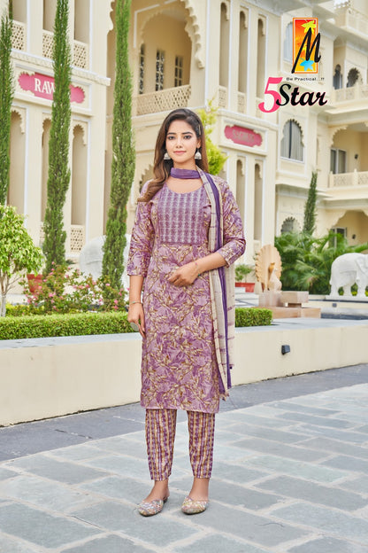5 Star Master Heavy Capsule Readymade Pant Style Suits Wholesale Price