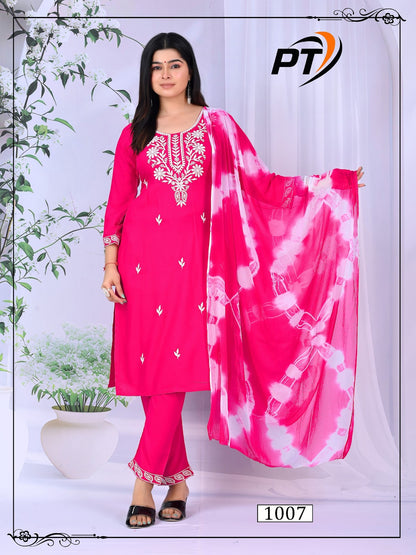 5 Star Vol 1 Pt Rayon 14Kg Readymade Pant Style Suits Wholesale Price