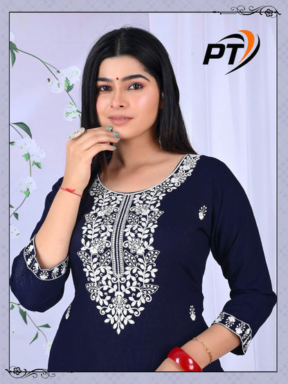 5 Star Vol 1 Pt Rayon 14Kg Readymade Pant Style Suits Wholesale Price