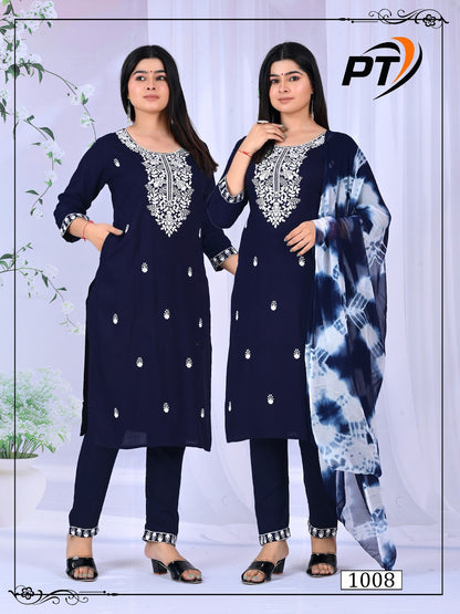 5 Star Vol 1 Pt Rayon 14Kg Readymade Pant Style Suits Wholesale Price