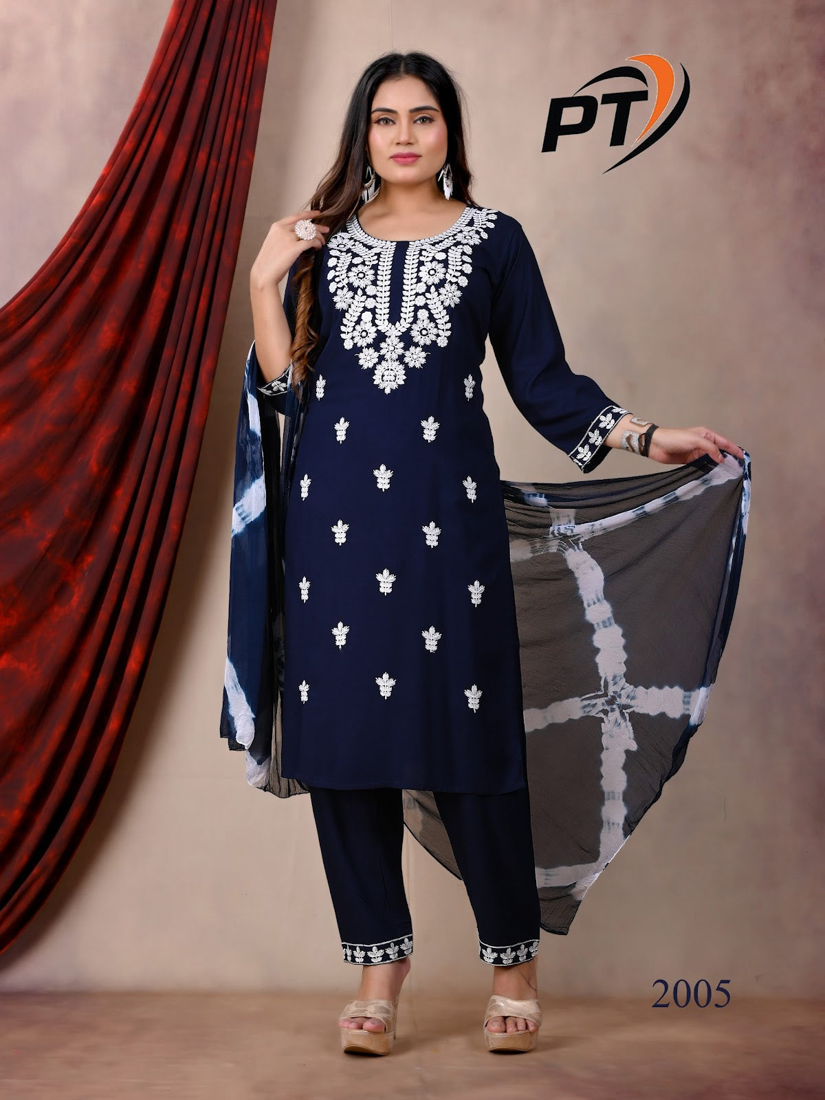5 Star Vol 2 Pt Rayon 14Kg Readymade Pant Style Suits Supplier Gujarat