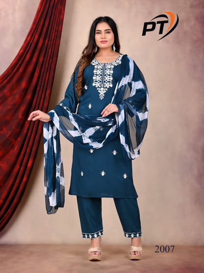 5 Star Vol 2 Pt Rayon 14Kg Readymade Pant Style Suits Supplier Gujarat