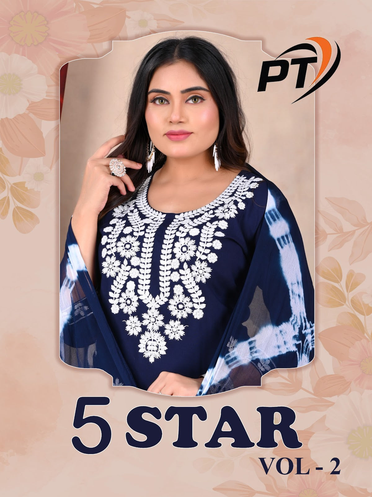 5 Star Vol 2 Pt Rayon 14Kg Readymade Pant Style Suits Supplier Gujarat
