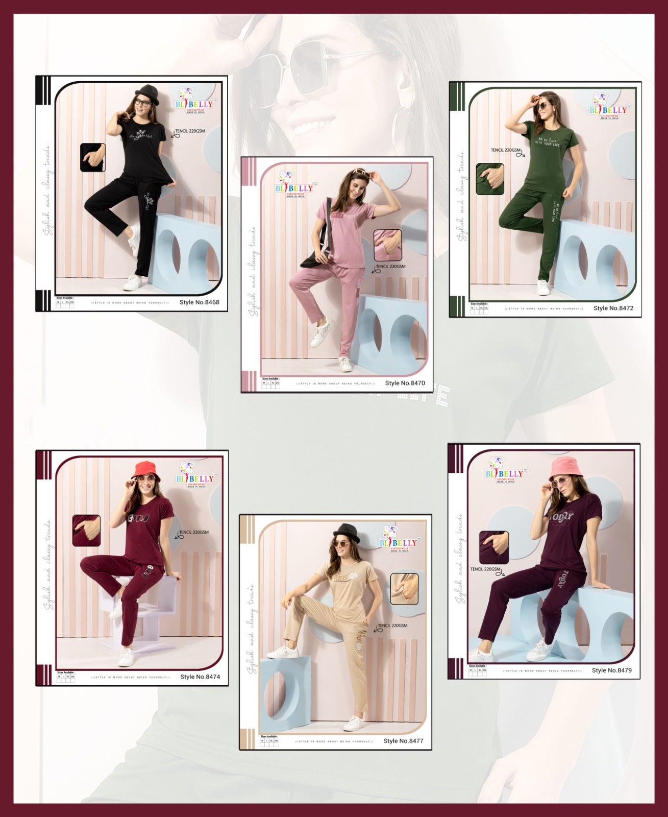 600 Belly Tencil Pyjama Night Suits Supplier India