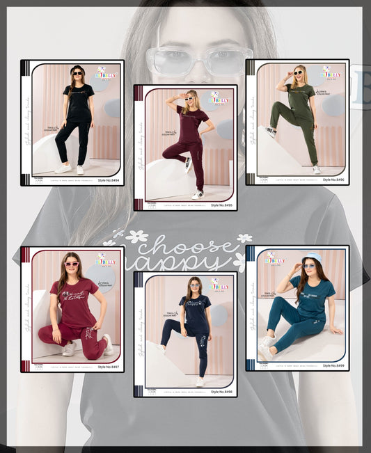 603 Belly Tencil Joggers Night Suits Supplier Ahmedabad