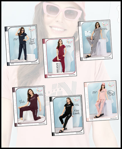 604 Belly Tencil Pyjama Night Suits Exporter Ahmedabad