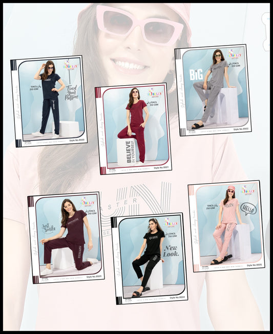 604 Belly Tencil Pyjama Night Suits Exporter Ahmedabad