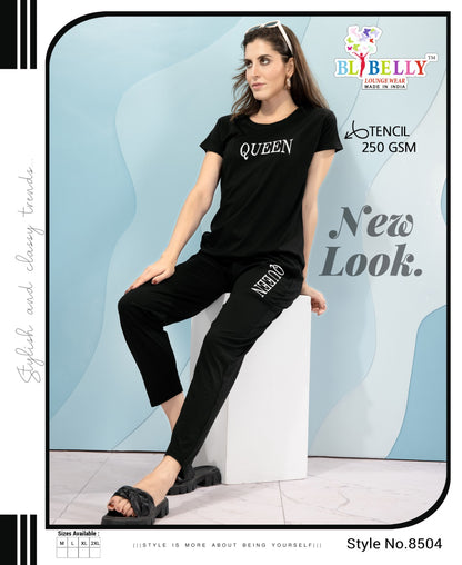 604 Belly Tencil Pyjama Night Suits Exporter Ahmedabad