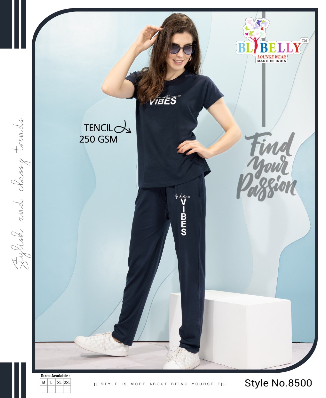 604 Belly Tencil Pyjama Night Suits Exporter Ahmedabad
