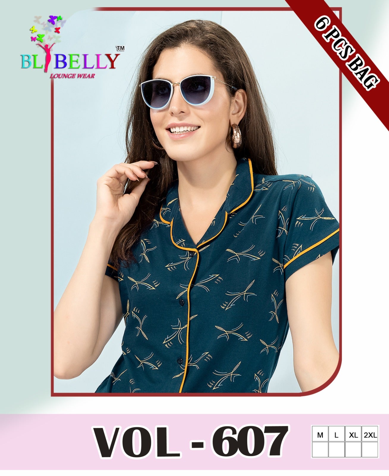 607 Belly Sinker Collar Night Suits Supplier
