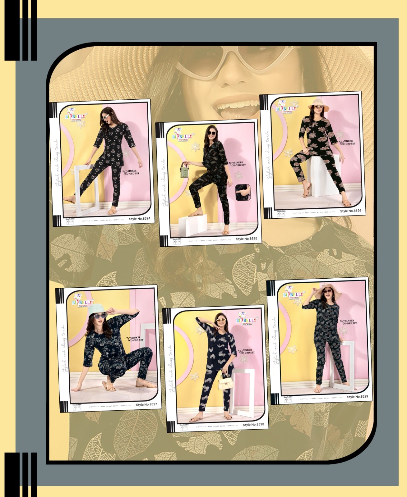 609 Belly Sinker Co Ord Set Exporter Gujarat