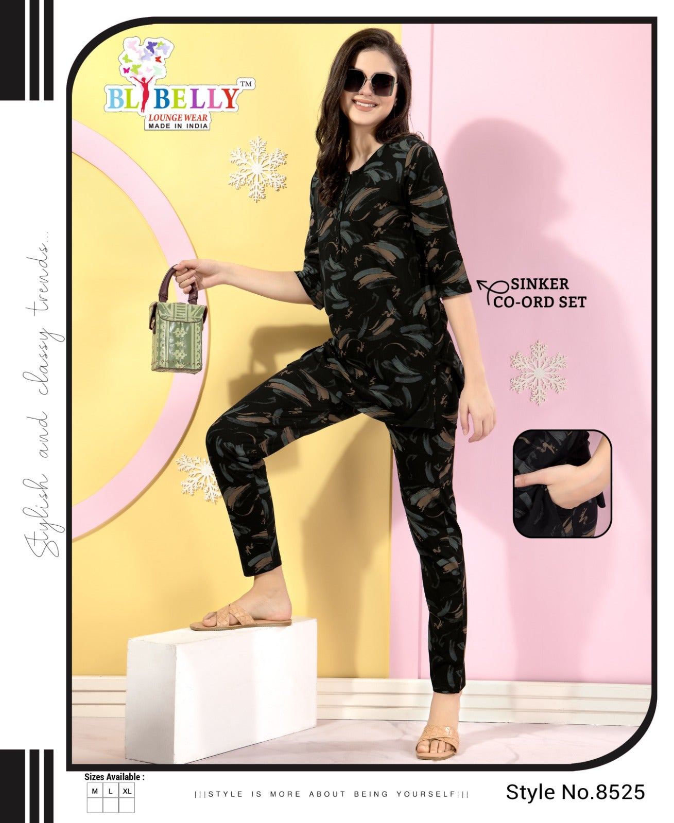 609 Belly Sinker Co Ord Set Exporter Gujarat