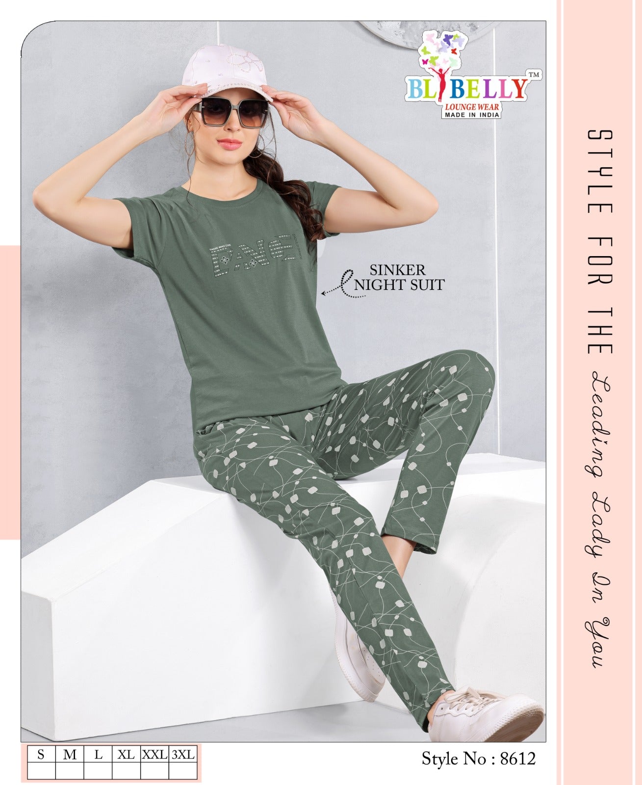 619 Belly Sinker Pyjama Night Suits Wholesaler
