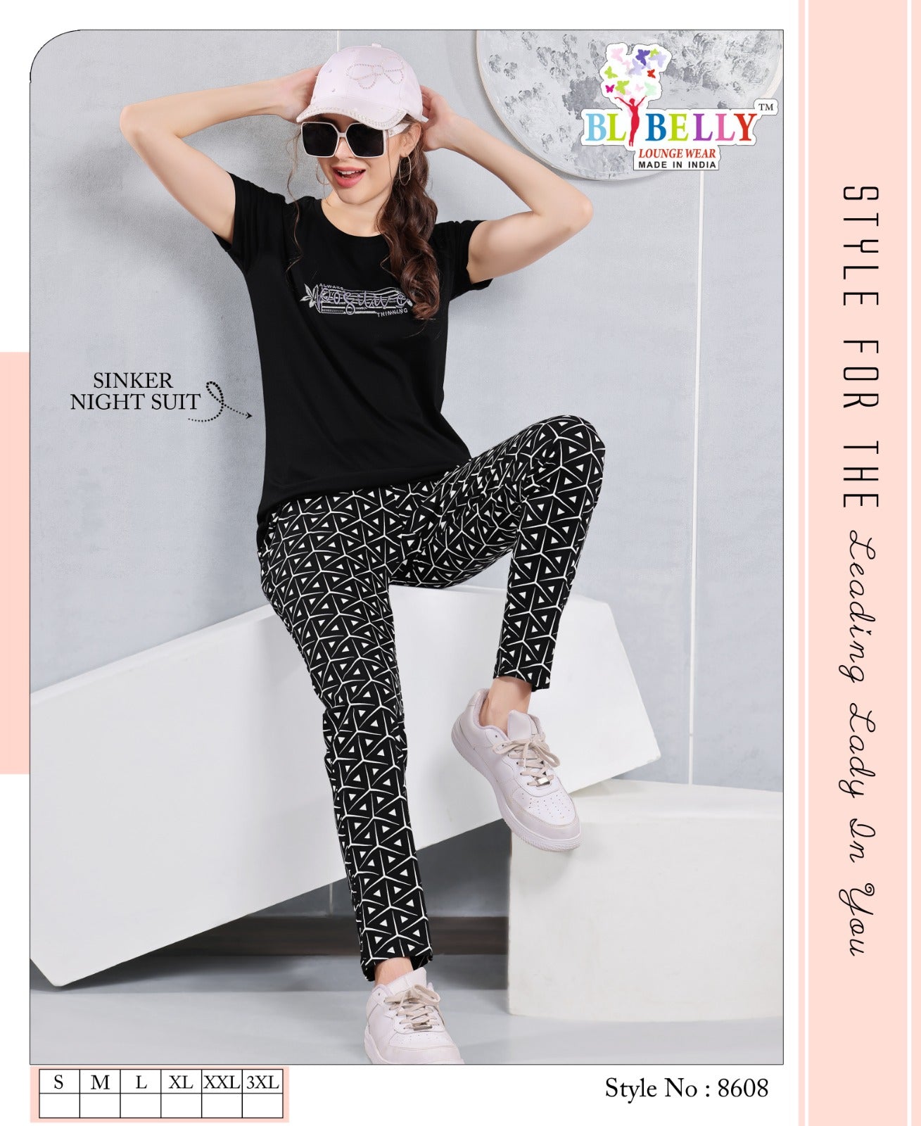 619 Belly Sinker Pyjama Night Suits Wholesaler