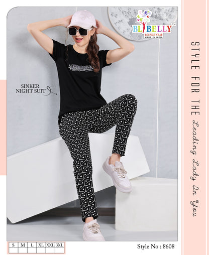 619 Belly Sinker Pyjama Night Suits Wholesaler