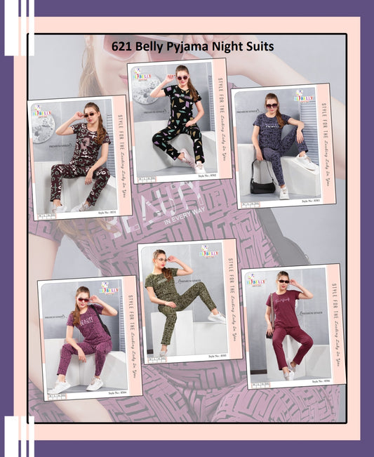 621 Belly Sinker Pyjama Night Suits Exporter