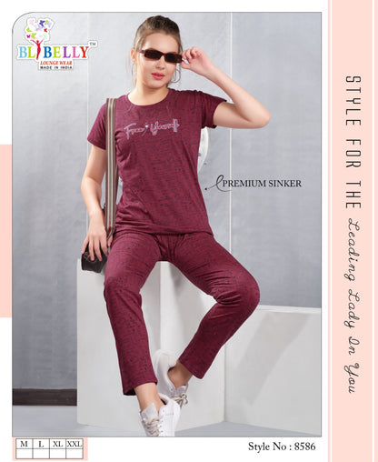 621 Belly Sinker Pyjama Night Suits Exporter