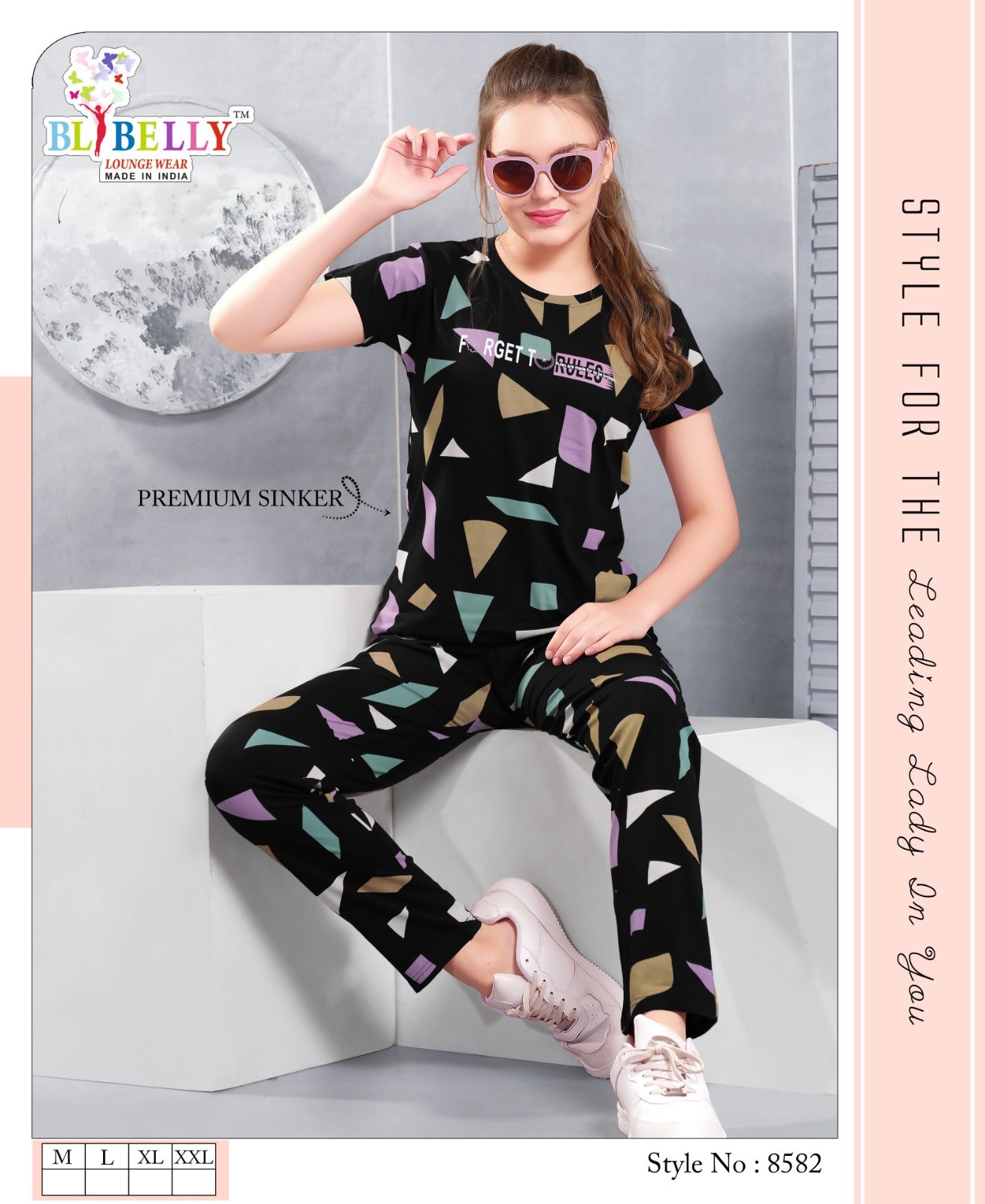 621 Belly Sinker Pyjama Night Suits Exporter