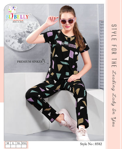 621 Belly Sinker Pyjama Night Suits Exporter