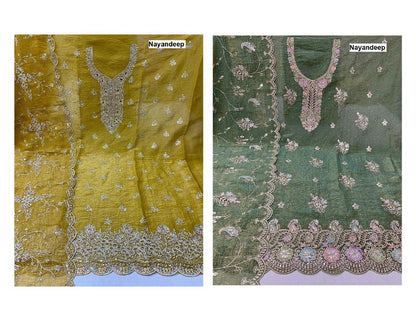 ब्लेसिंग नयनदीप प्योर सिल्क सलवार सूट निर्यातक अहमदाबाद