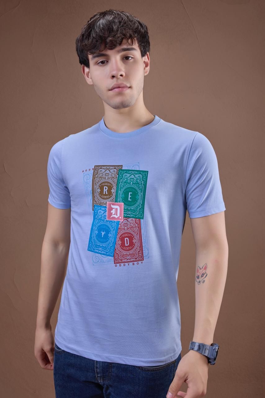 627 Cge-19-22 Oddy Boy Cotton Mens Tshirts Wholesaler