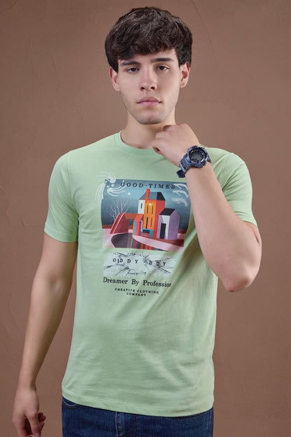 627 Cge-19-22 Oddy Boy Cotton Mens Tshirts Wholesaler