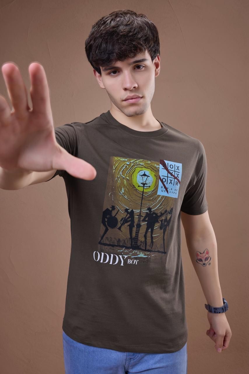 627 Cge-19-22 Oddy Boy Cotton Mens Tshirts Wholesaler