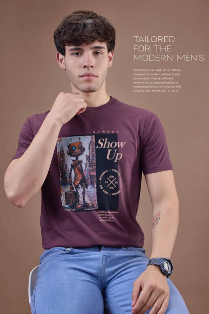 627 Cge-19-22 Oddy Boy Cotton Mens Tshirts Wholesaler