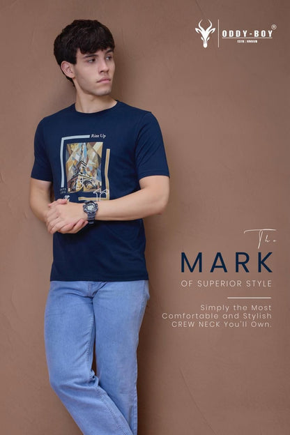 627 Cge-19-22 Oddy Boy Cotton Mens Tshirts Wholesaler