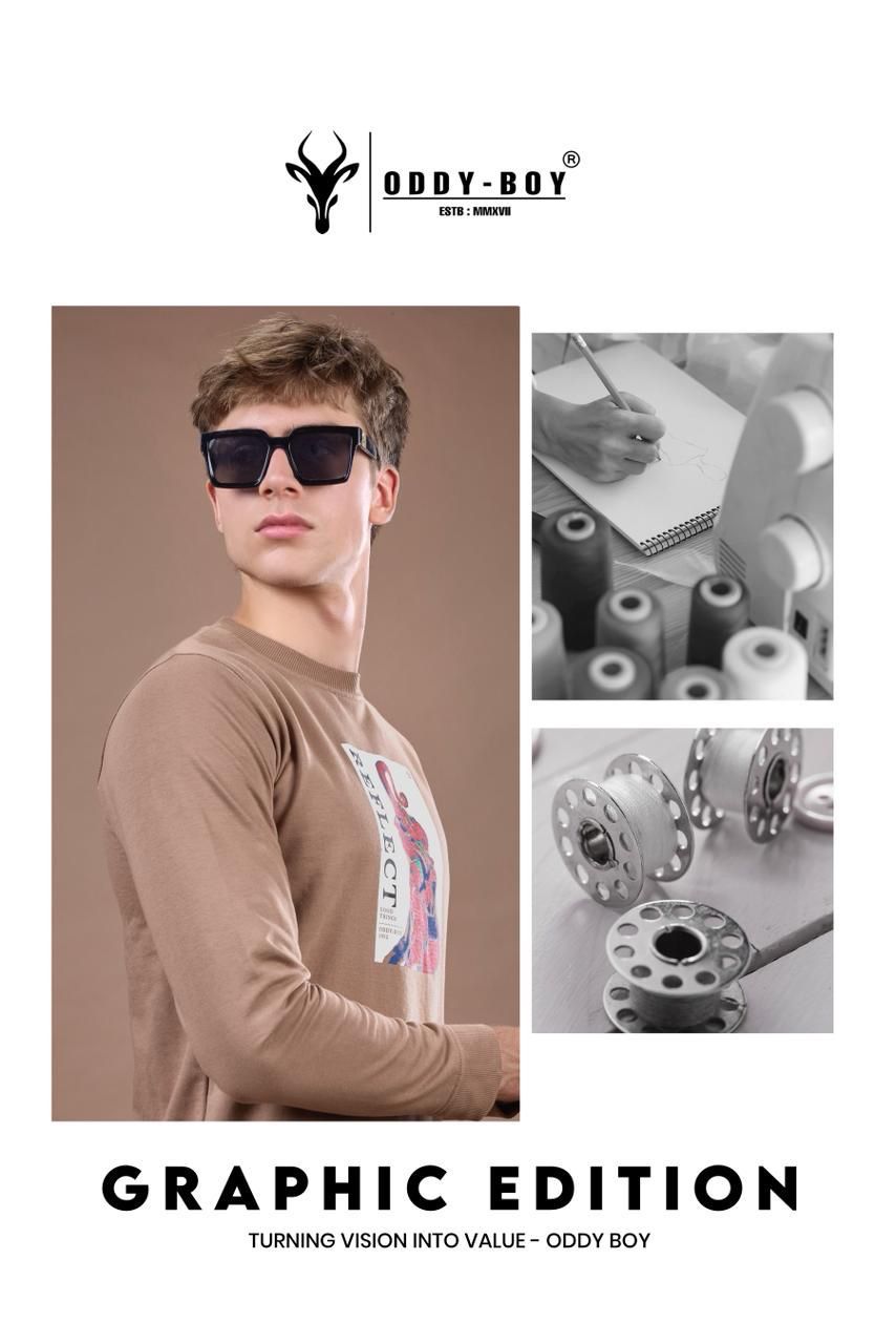 642 Ge-19-21 Oddy Boy Cotton Looper Mens Tshirts Wholesaler Gujarat