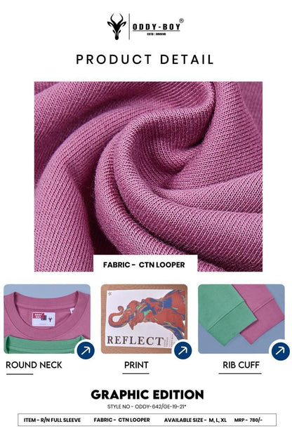 642 Ge-19-21 Oddy Boy Cotton Looper Mens Tshirts Wholesaler Gujarat