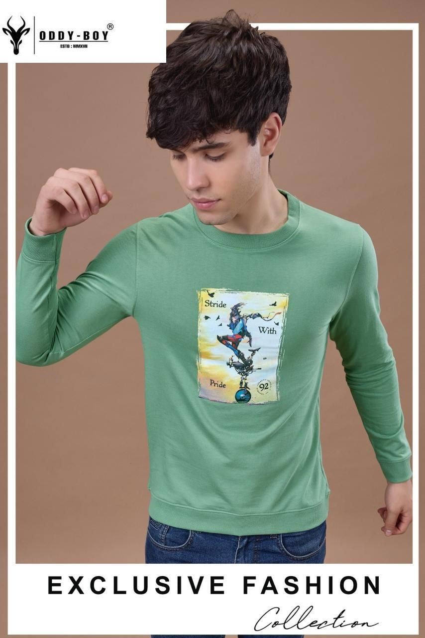 642 Ge-19-21 Oddy Boy Cotton Looper Mens Tshirts Wholesaler Gujarat