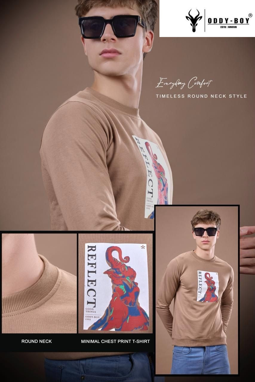 642 Ge-19-21 Oddy Boy Cotton Looper Mens Tshirts Wholesaler Gujarat