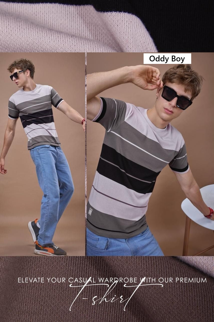 644 Se-19-21 Oddy Boy Auto Stripes Mens Tshirts Exporter