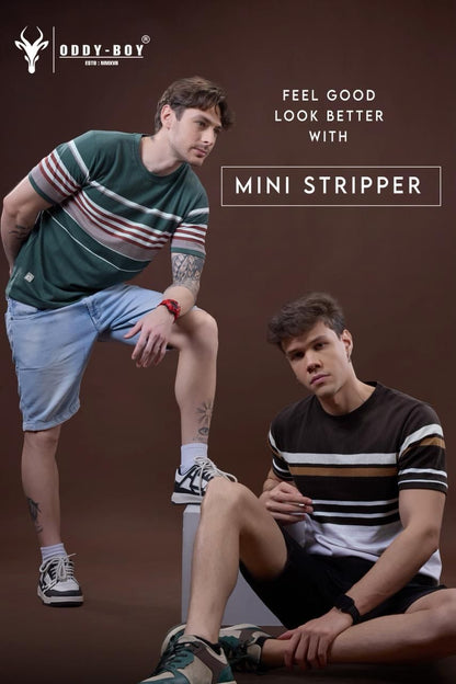 646 Se 19-22 Oddy Boy Auto Stripes Mens Tshirts Exporter Ahmedabad